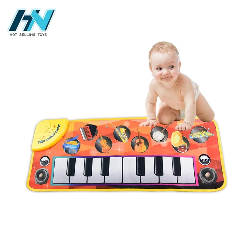
Kids early educational musical toy electronic piano blanket music dance play mats 