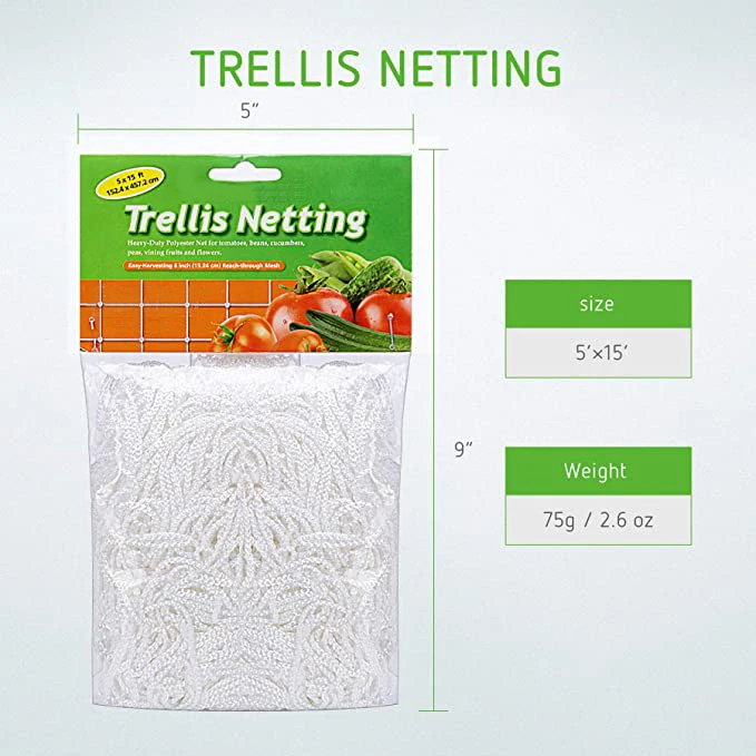 6 Feet Trellis Netting Support Netting For Flowers/4 Feet Cucumber Plant Strawberry Protection Crop Support Net For Agriculture