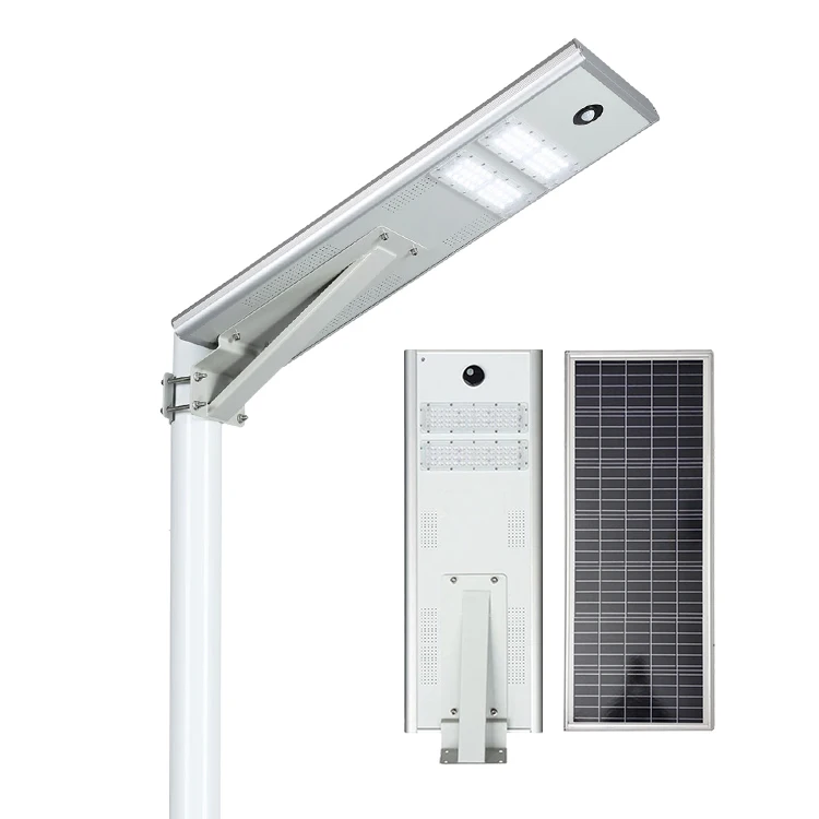 Factory direct sale price 120 watt die casting aluminum led lamp all in one integrated solar street light excluding light pole