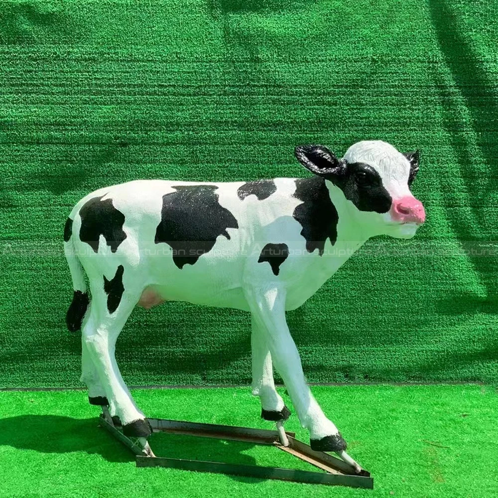 Outdoor Cow Sculpture Life Size Cow Statue For Sale