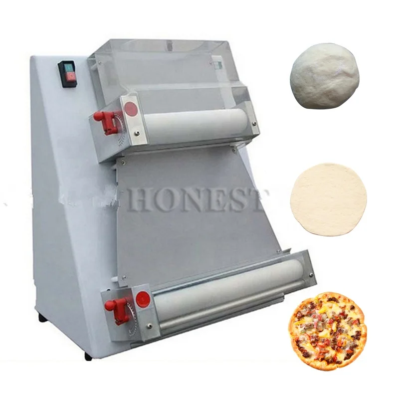 Easy Operation Pizza Dough Press Machine Electric / Dough Pressing Machine / Horizontal Dough Press Machines