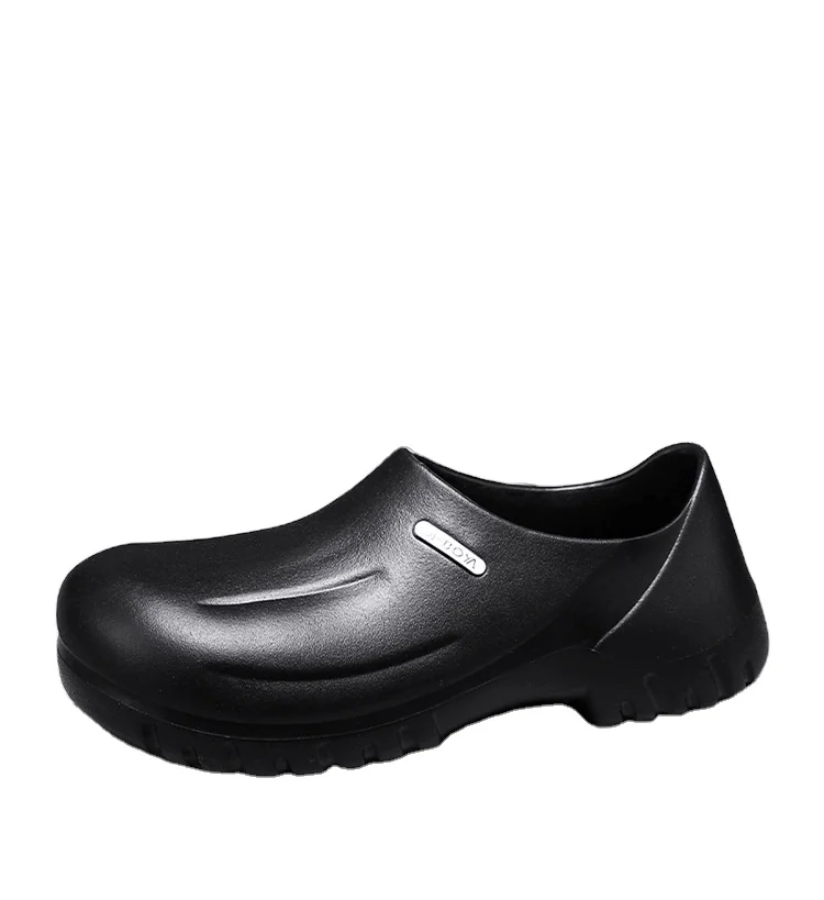Bomei High Quality Anti-slip Rubber Sheet Cook Chef Shoes In Stock Cleanroom Food Industry Eva Clogs manufacturer