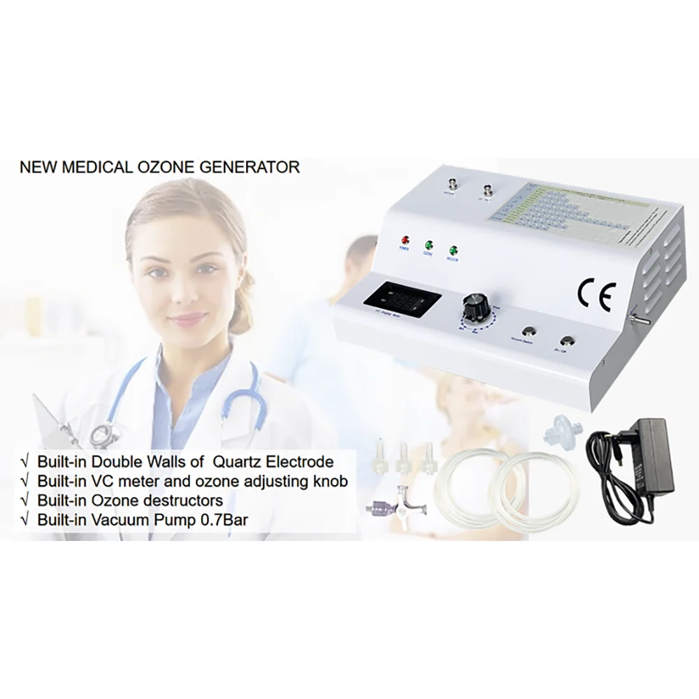 Hospital Medical Ozone Therapy Generator Machine for Clinic Use with current controller ozone adjustment