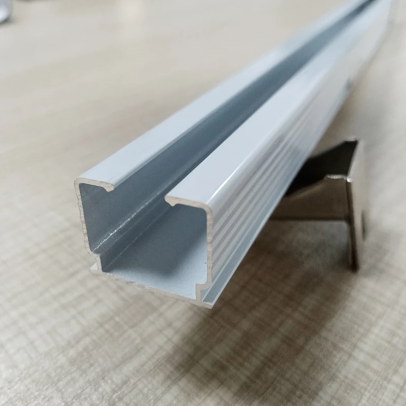 Aluminum Curtain Track Window Decorative White Aluminum Metal Curtain Rods And Rails