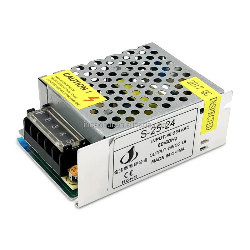 
LED switching power supply S 25 24 AC220V to DC24V 1A output industrial transformer 