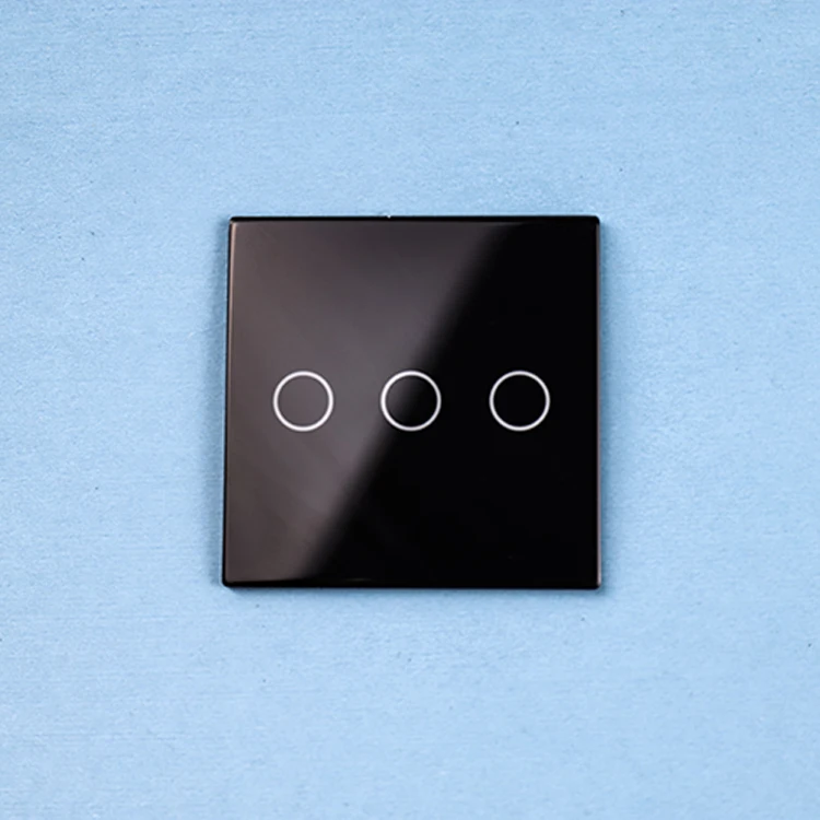 Ultrathin Crytal Glass Switch Panel Wall Switch Smart Tempered Glass Electric Switch Glass