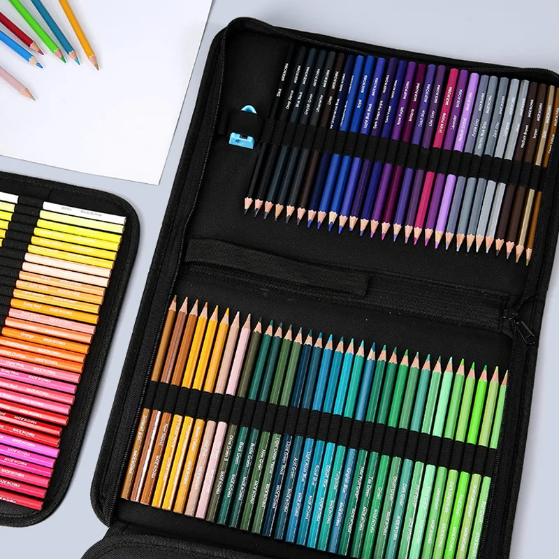 Professional Oil Based 72 Colored Pencils for Adult 120 Art Colored Pencils for Coloring Books Drawing Arts