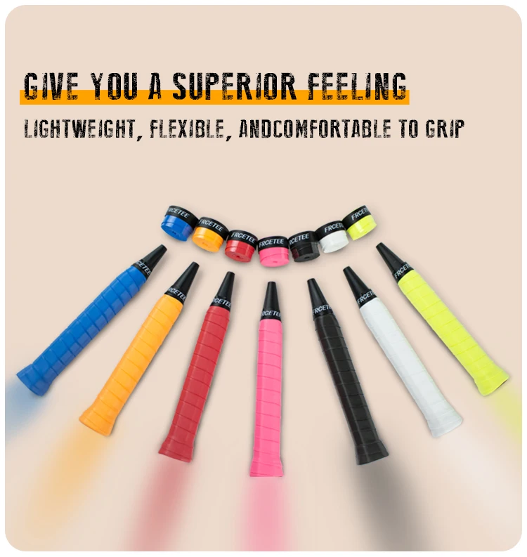 FRCETEE PU high quality tennis badminton  anti-slip Water absorption pickleball paddle overgrip padel grip