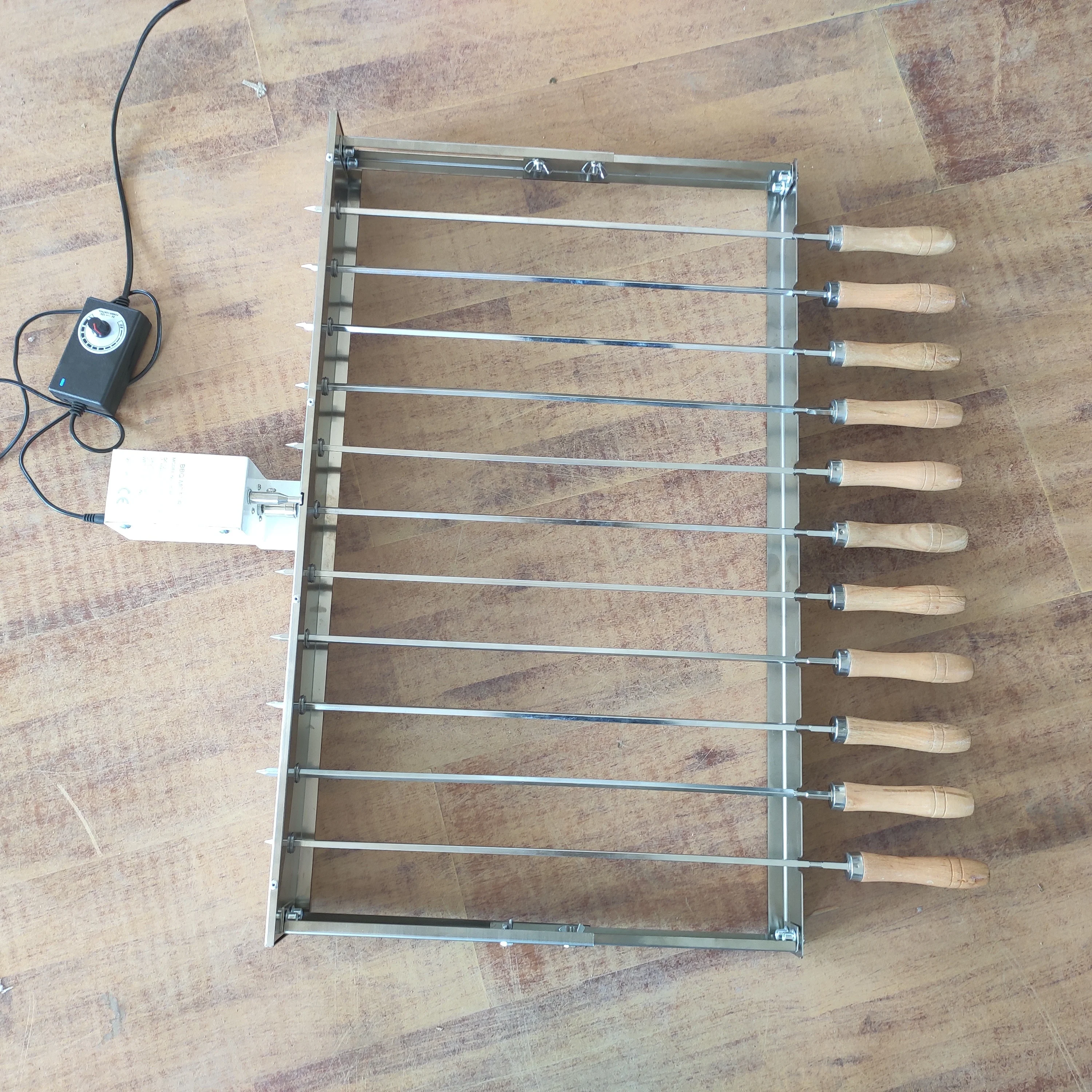 Churrasqueira Eletrica BBQ Skewer Gear Machine Automatic