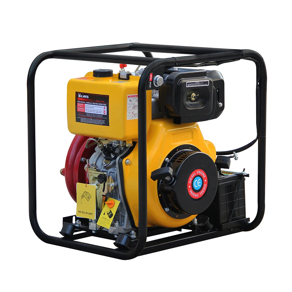 3 Inch High Pressure Cast Iron diesel Water Pump Set Electric Start