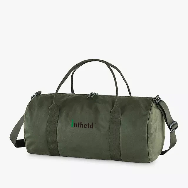 Custom Army green canvas duffle duffel bag Training gear beach attire or a holiday stack travel duffel bag canvas