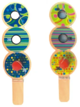 high-quality 5 holes Beach racket Wooden kids Children beach wave cricket racket paddle toys