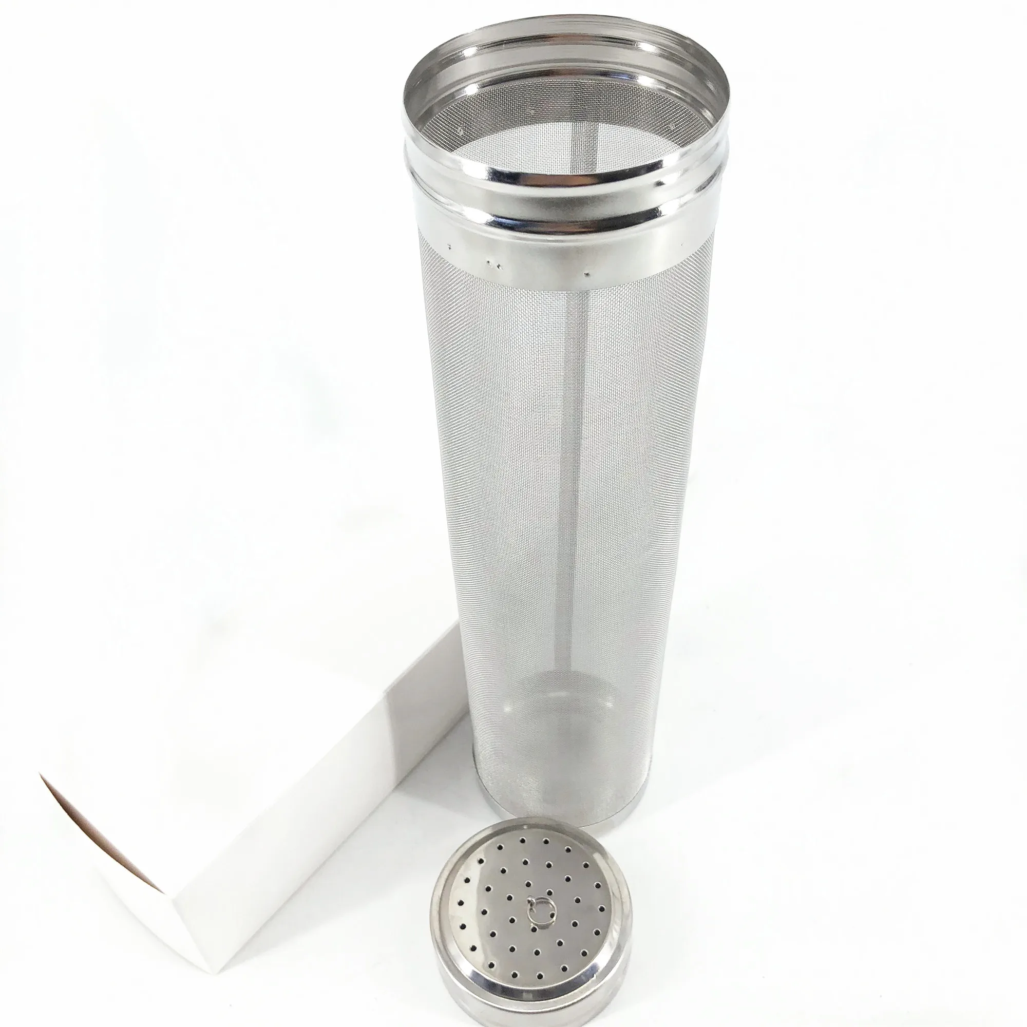 Beer Dry Hops Filter Brewing Hopper Strainer 300 Micron Mesh Barrel Brewing Grain Basket Strainer