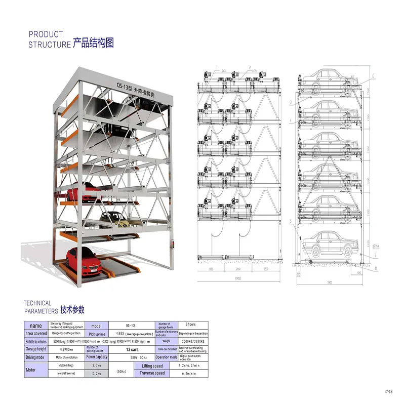 High Quality Intelligence Rotary Car Parking System Price Vertical Parking