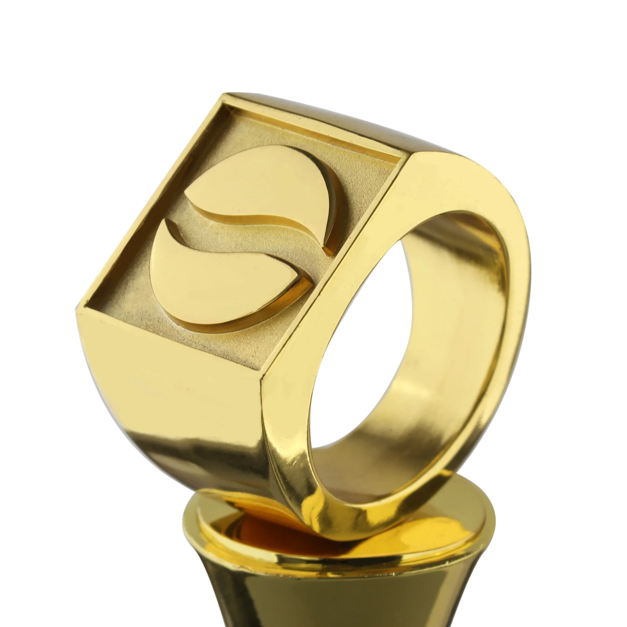 High Quality Gold Ring Trophy Award Wedding Anniversary Metal Novelty Gifts