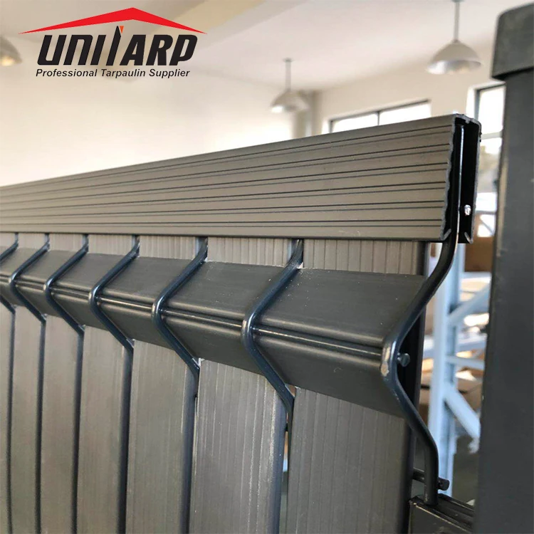 2.5m Fence Screen 123cm 153cm 173cm PVC Kits Panel Set for 50mm Mesh Fence