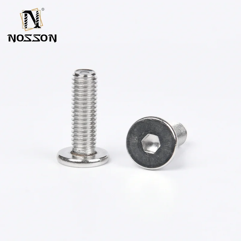 Customizable DIN 7991 Socket Countersunk Cap Screws Various Sizes Threads Black Oxide Titanium Plastic Binding 10mm M4-M10