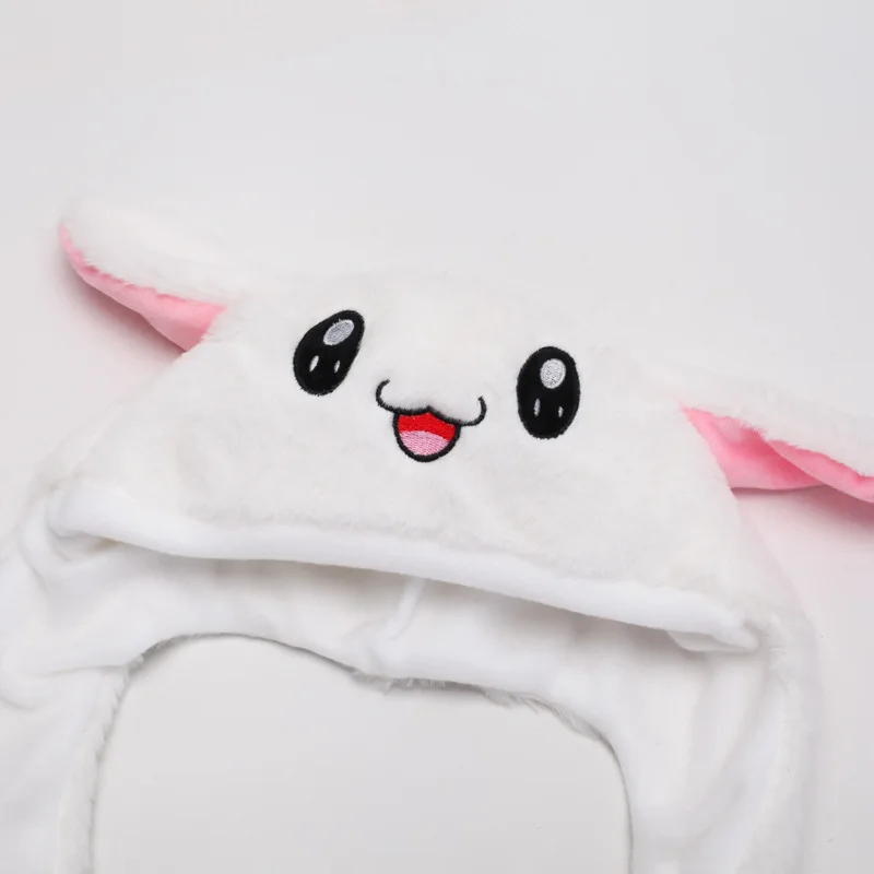 Fashion Moving Hat Rabbit Ears Plush Sweet Cute Airbag Cap Party Hats