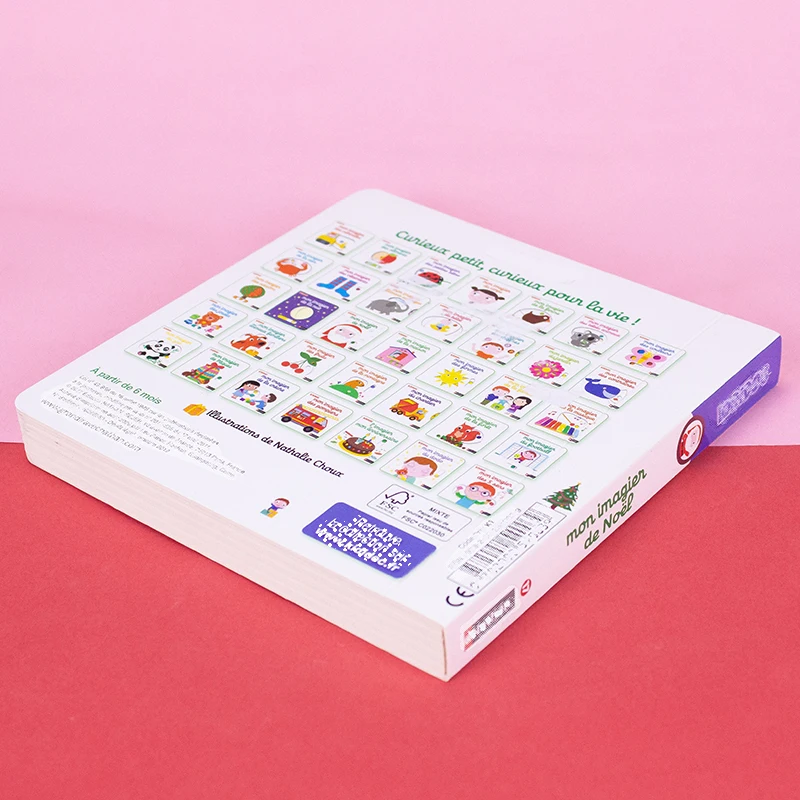 Wholesale High Quality Eco-friendly Custom Printed Children Cardboard Board Book Printing On Demand