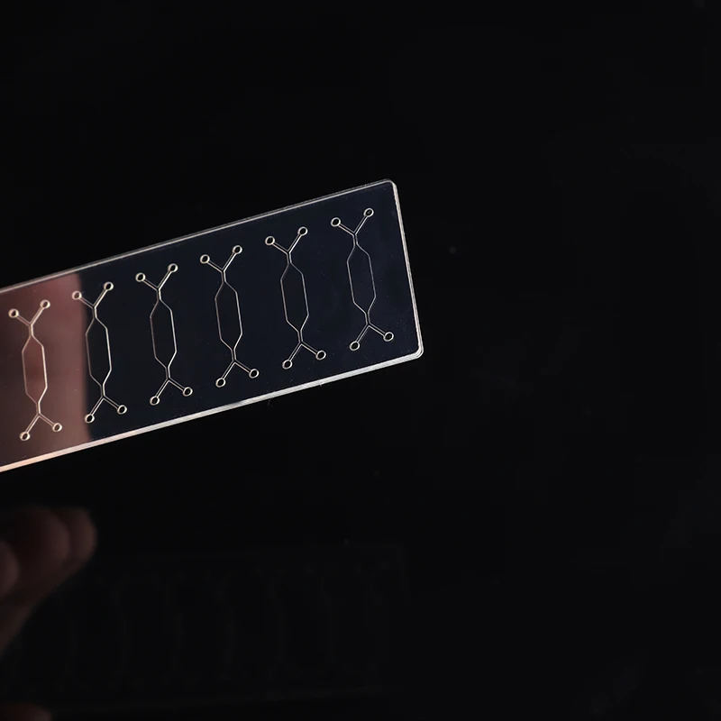 Custom Microfluidic Pdms Droplet Chip Blood Tests Plastic Bio Microfluidic Chips