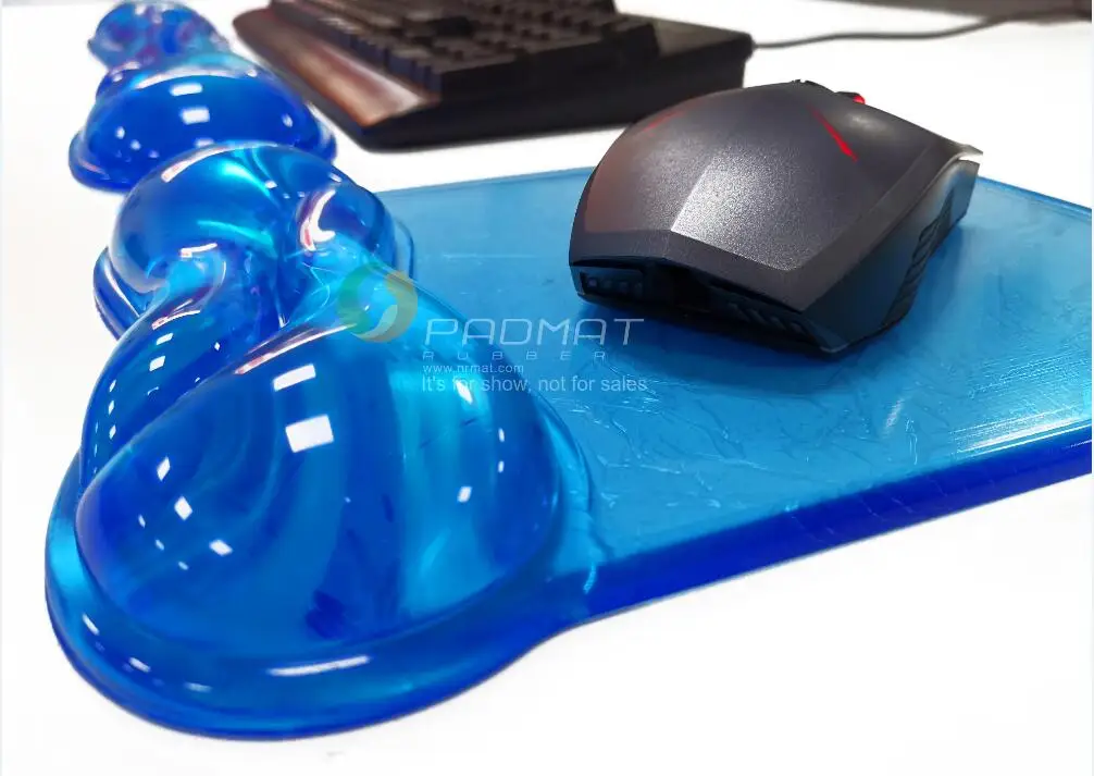 Translucence Ergonomic Mouse Pad Keyboard Pad Gel Hand Pillow Effectively Wrist Fatigue OEM Color