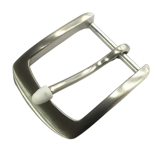 4.0CM stainless steel metal buckle custom logo pin buckle  high quality belt buckle for dress