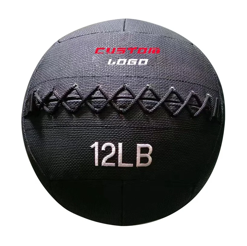 Gym Fitness Weightlifting High Density Anti Slip PVC Soft Wall Medicine Ball for Strength Training