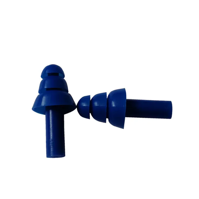 Wholesale soundproof noise reduction washable silicone earplugs China Anti Noise Safety Silicone Earplugs silicone swimming earp