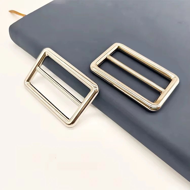 Wholesale China Manufacturers New Fashion Bag Backpack 37mm Square Ring Buckle High Quality Loop Belt Strap Metal Buckles