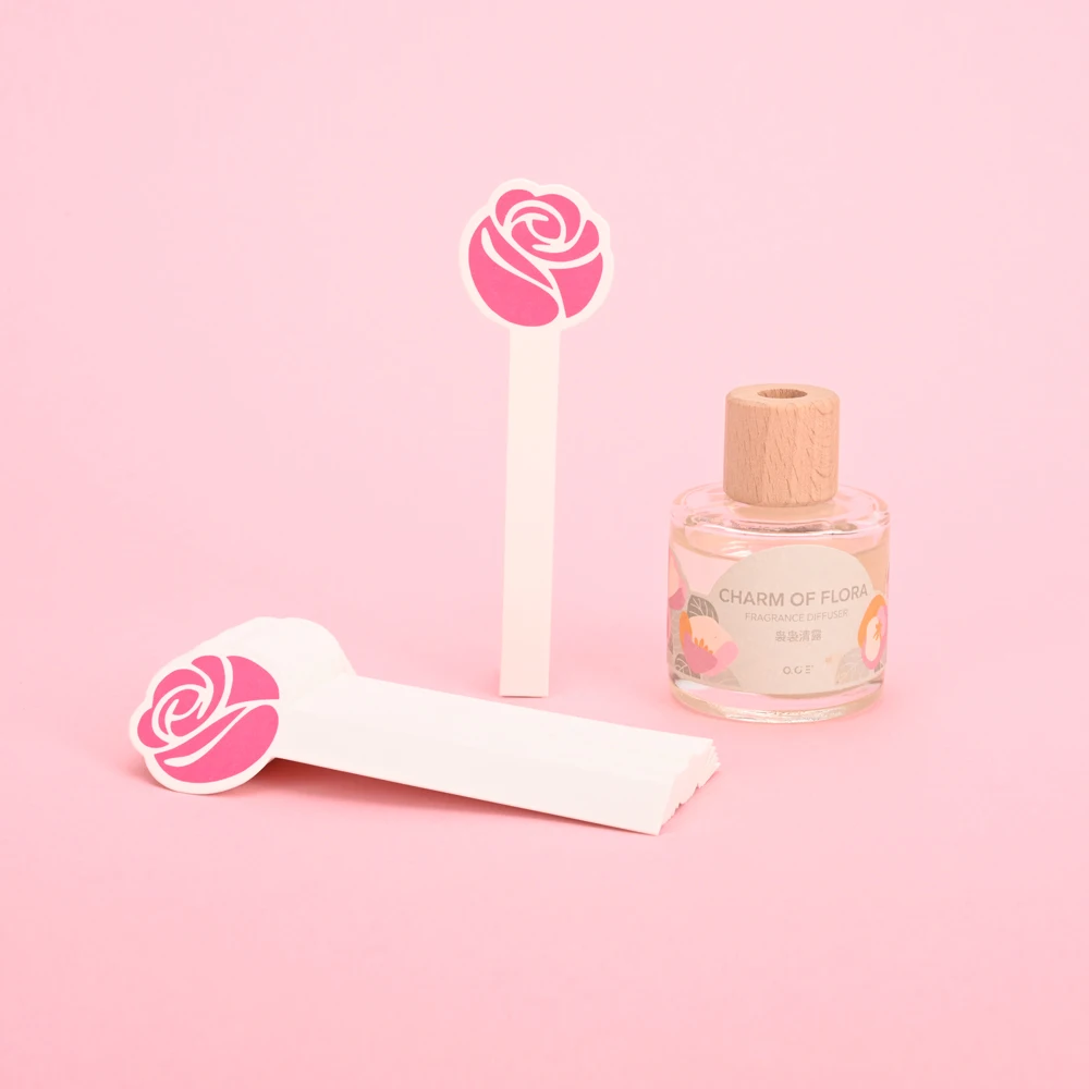 Premium Portable Fragrance Blotter Strips Factory Scent Strips Blotter Cards Personalized Fragrance Testers