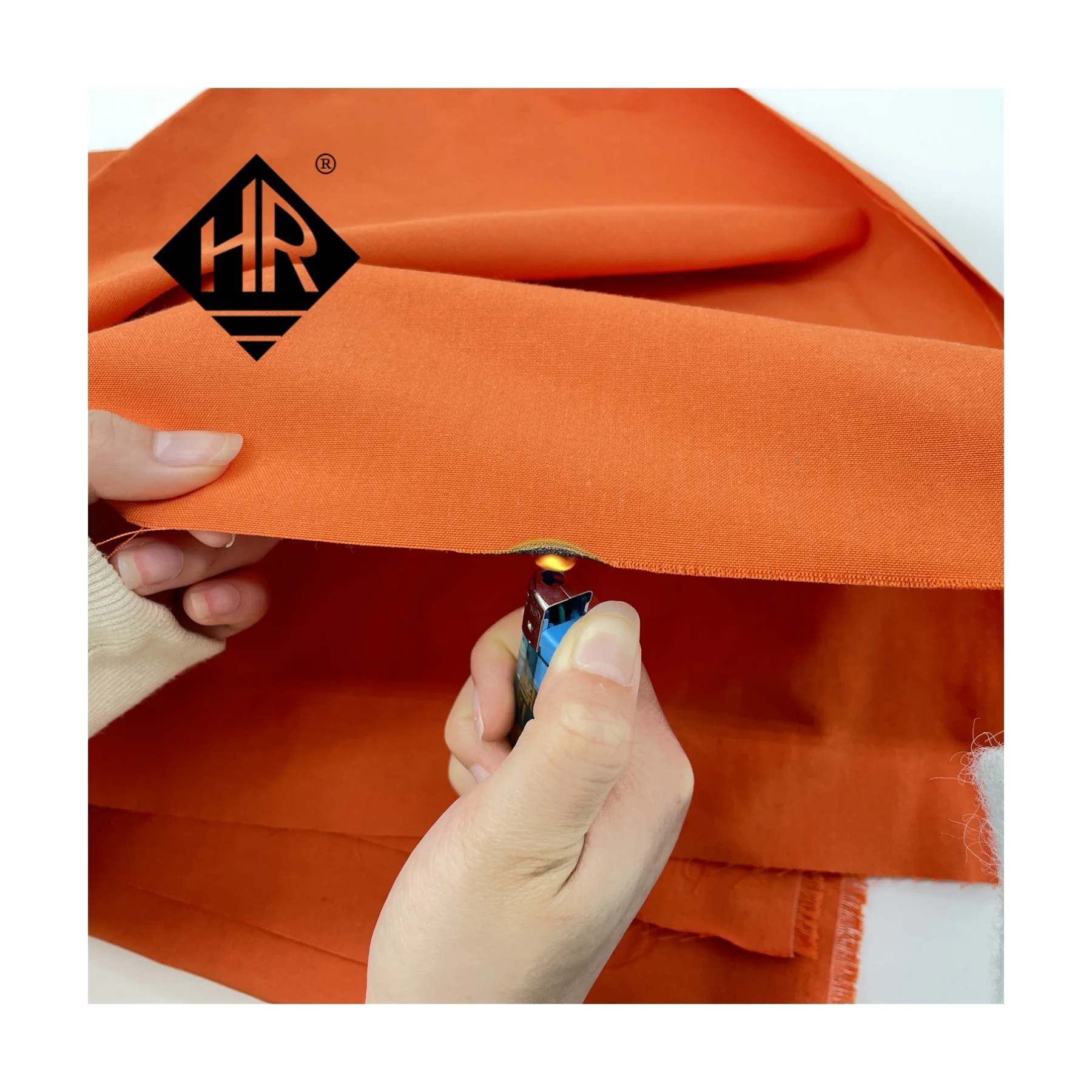 IIIA Orange aramid fabric Waterproof oil resistant and flame retardant aramid fabric for fireproof cloths