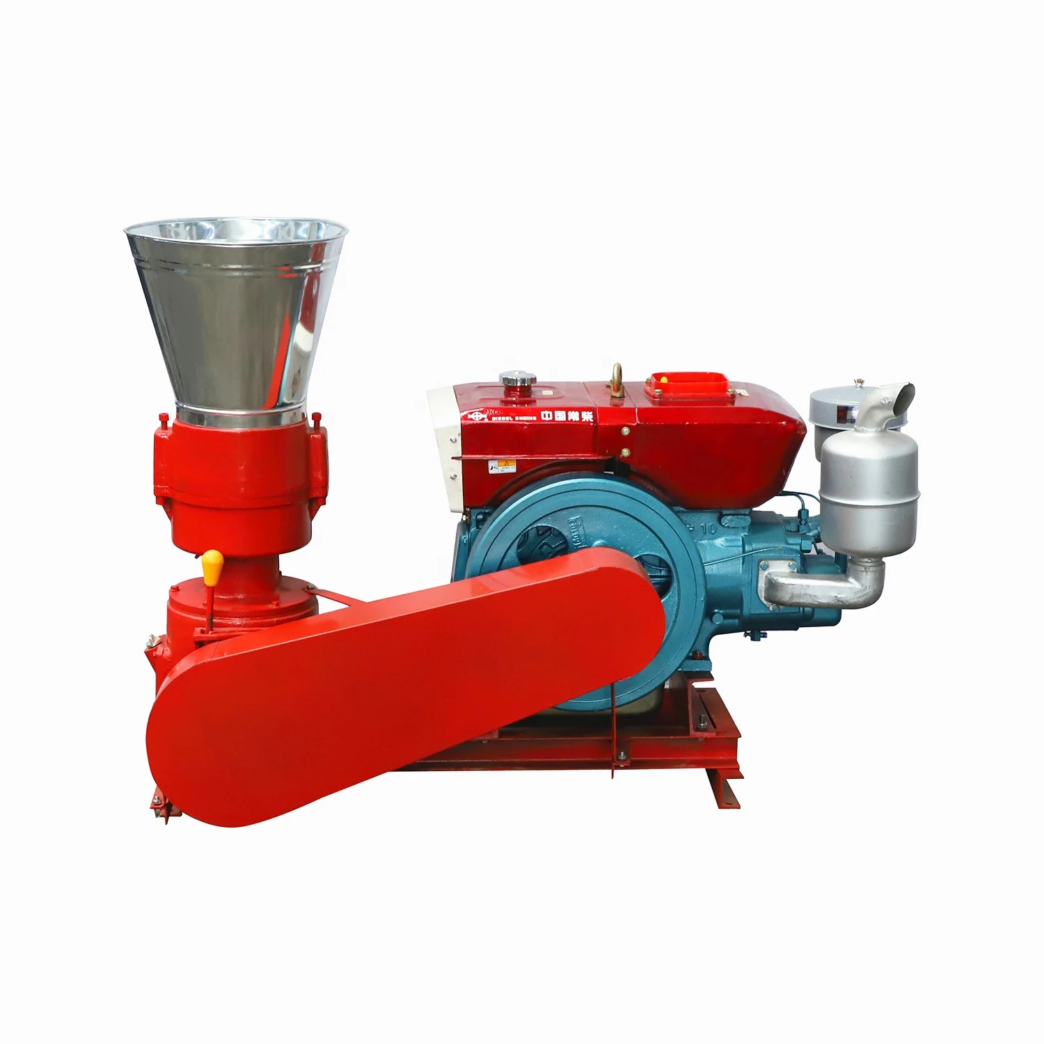 Diesel Engine working saw dust pellet machine /sawdust wood pellet mill with CE