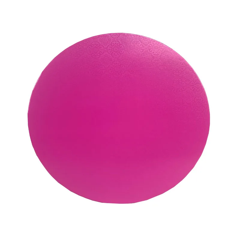 4 inch to 20 inch Pink Floral Wrapped  Round Cake Drums,Cake Card Board