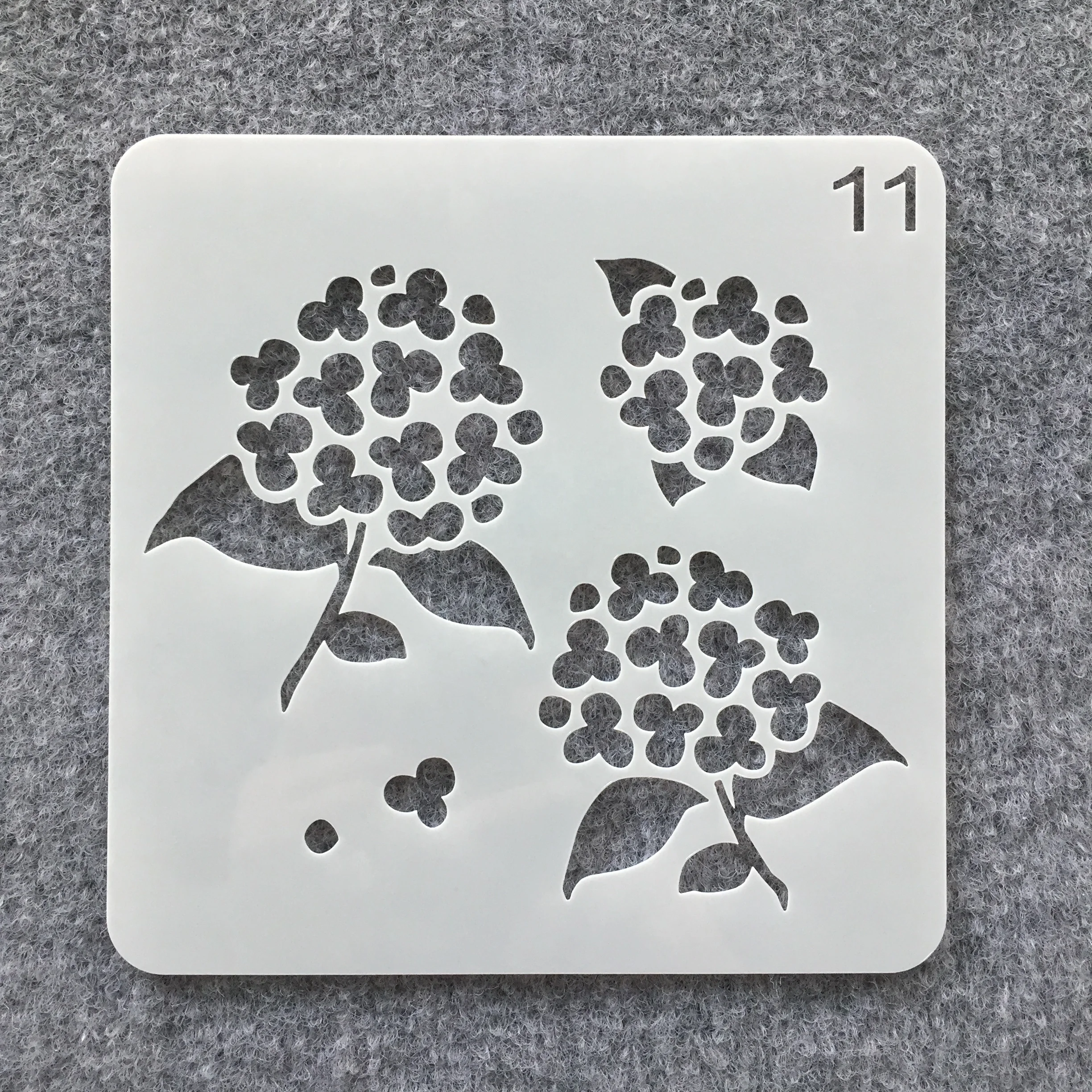 Custom Reusable Various Design Patterns Plastic Template and Wall Stencils for Painting Romantic Fashionable Item Style