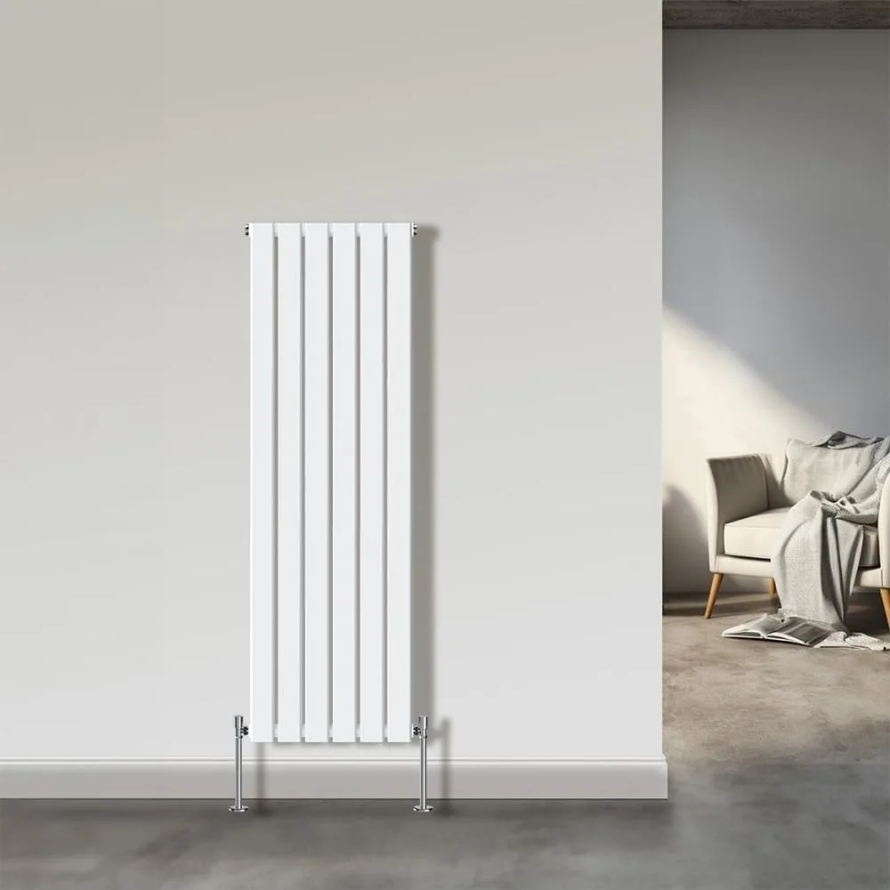 Modern Double Column Flat Panel Radiator Heater Vertical Design With Flexibility for Home & Gym Use