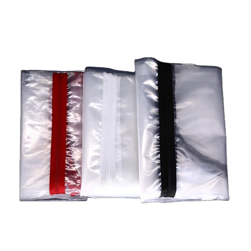 Plastic dust barrier zipper door Transparent U I L C shape Adhesive Zipper Door custom private logo package Manufacturers
