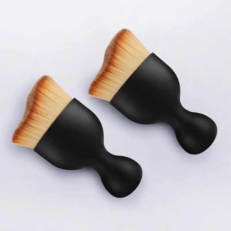 Private Label   Single  Flat  Brush Foundation Synthetic brush  Car Cleaning Brush Small cleaning Tools