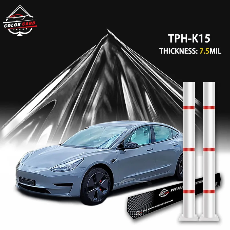 PPF TPU TPH пленка для защиты краски 6.5MIL 7.5MIL анти-пожелтение против царапин Глянцевая Автомобильная самовосстанавливающая пленка TPH автомобильная пленка
