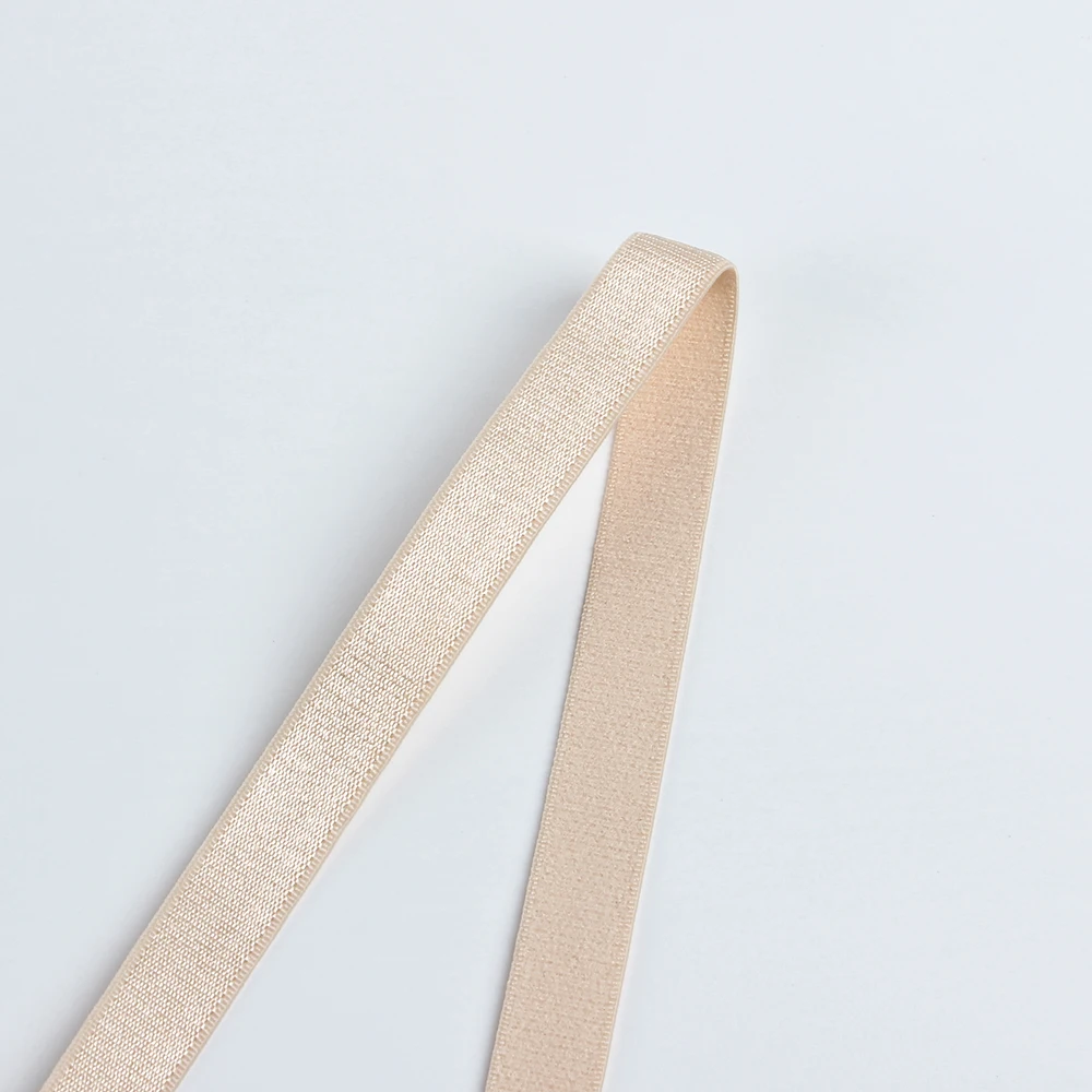 China Design Wholesale Shining Elastic Bra Strap Smooth Shoulder Tape Shiny Edge