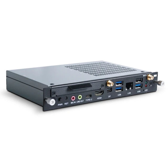 Whiskey lake 8th i3/i5 8265u/i7 quad core  ops mini pc module with dp for interactive display