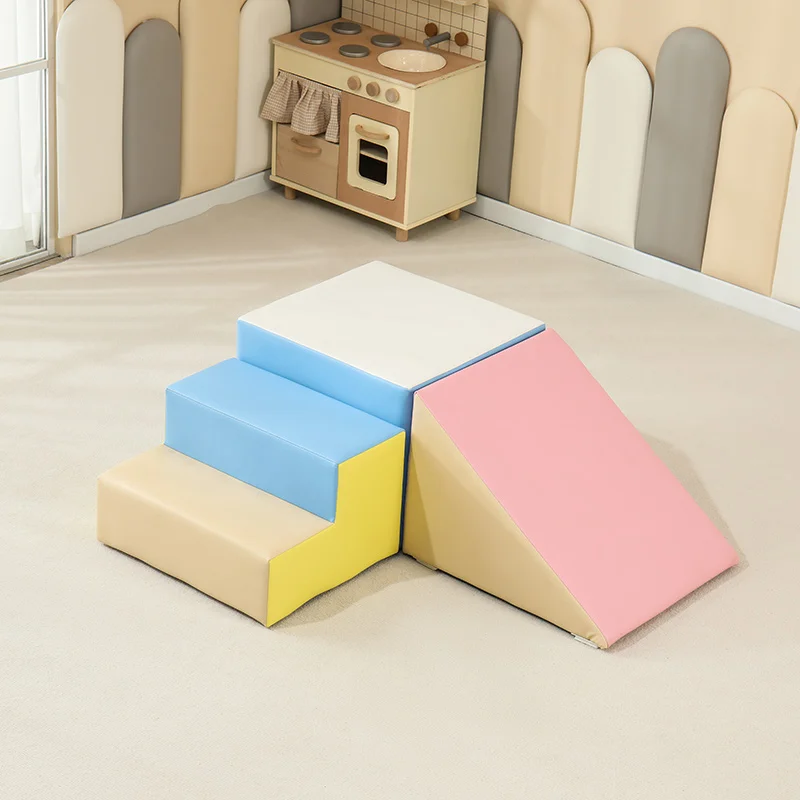 New Style Kids Soft Play Equipment Indoor Playground Soft Play Set Safe Soft Slide Climber