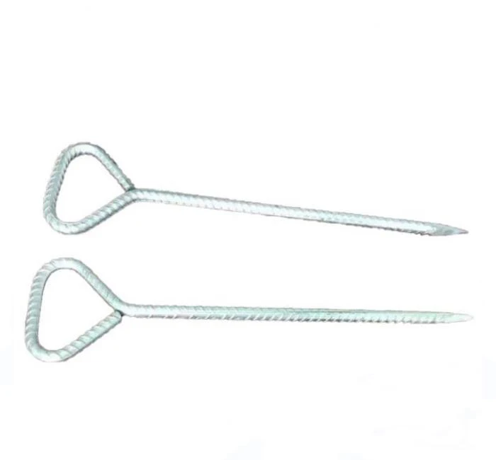 Rust Proof Coated Steel Ground Stakes Anchors/J-Hook Trampoline Stake Anchors