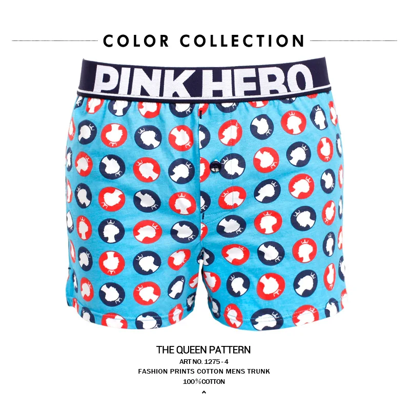 Whole Sale Open the door in front with the Stars and the Stripes printed Boxers Briefs 100%cotton Mens Supporter Underwear