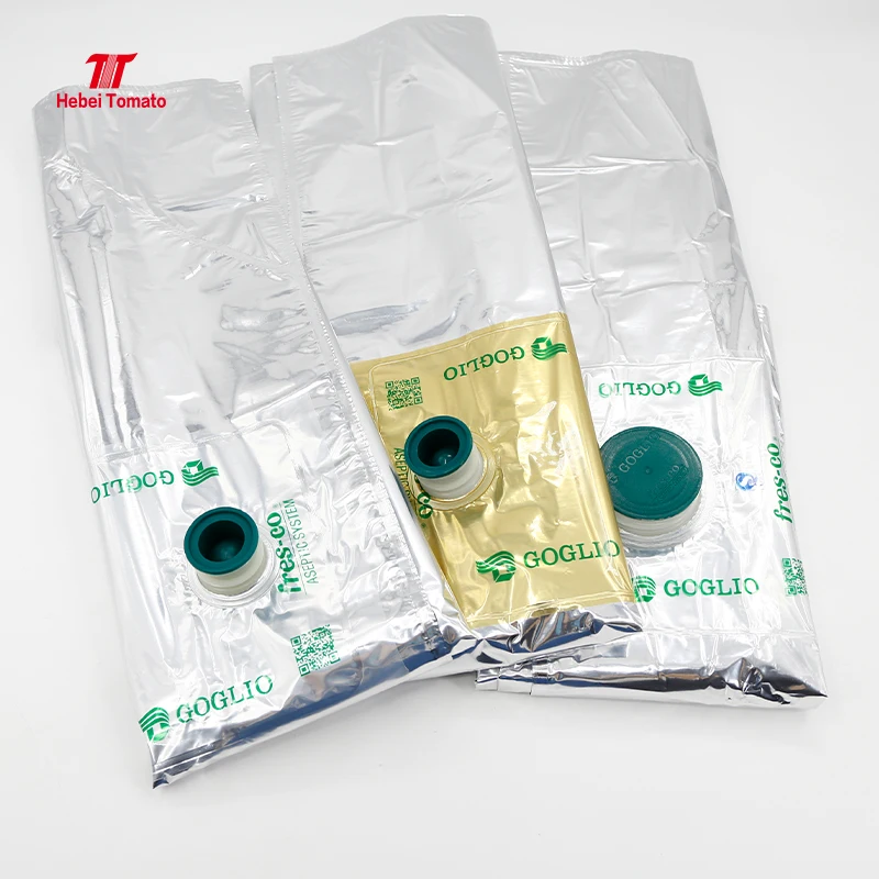GOGLIO Good Price Plastic 220L Aseptic Dispenser Apple Juice Bag in Box Aluminum Foil Wine Pouch Packaging Bags