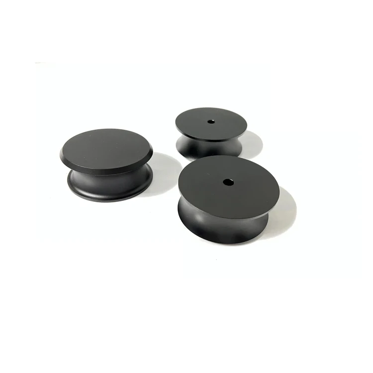 High Quality Cnc Lathe Machining Anodized Aluminum LP Vinyl Record Player Turntables Stabilizer Record Weight