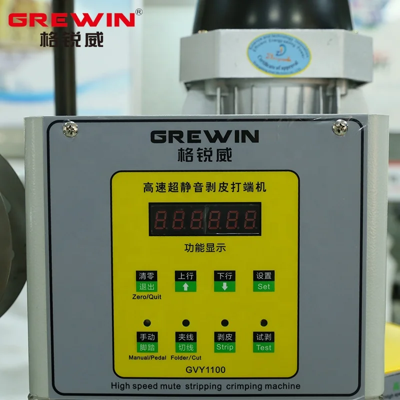 Over 10 years experience AWG18-AWG30 Wire cutting machines stripping crimping machine GRW-1100