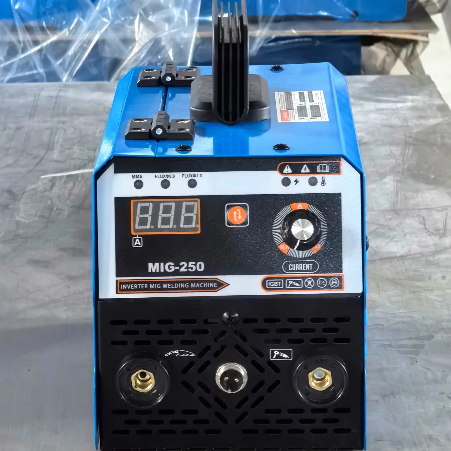 Guaranteed quality blue 110V mig welders dual purpose MMA MIG 2 IN  1 no gas welding inverter welding machine