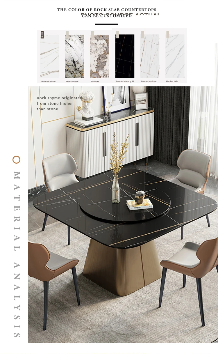 Dining Room Furniture Set Modern Luxury Dining Table Chairs Cheap Price Dining Set