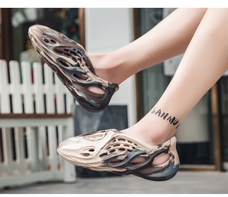 fashion summer foam runner color kids sandals slides shoes baby outdoor water shoes beach slippers for Mens