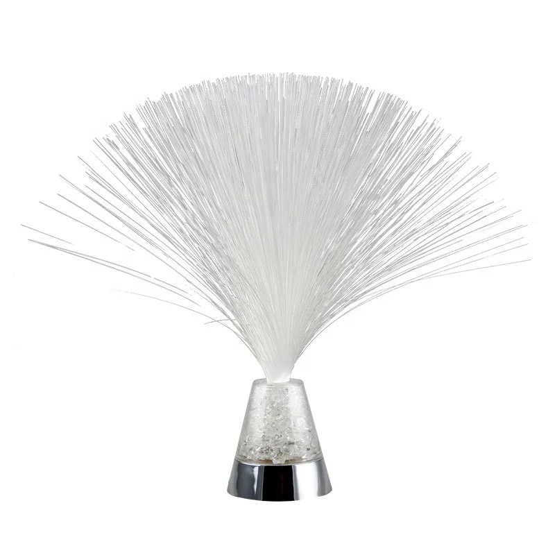 
Night Light Multicolor Changing LED Fiber Lamp Small Night Light Colorful Fiber Optic Lamp Decorative Desk Lamp 